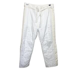 Isabel Marant White Crop Cotton Drawstring Pants Women’s Sz FR 38, US 6 Casual